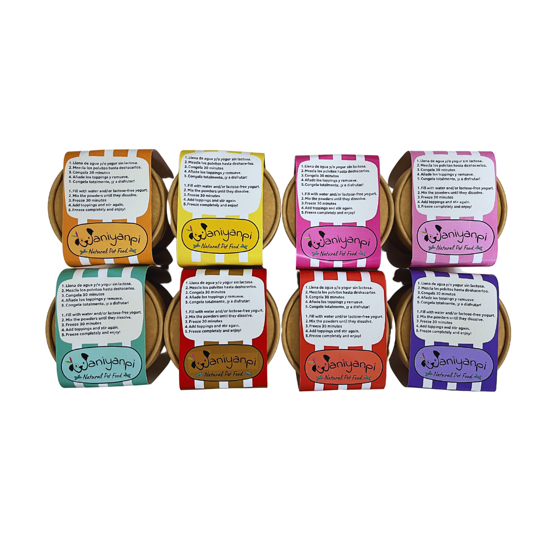 Waniyanpi Hondenijs - Ansjovis- & Spirulina