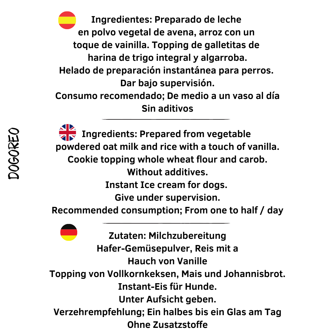 Waniyanpi Hondenijs - DogOreo