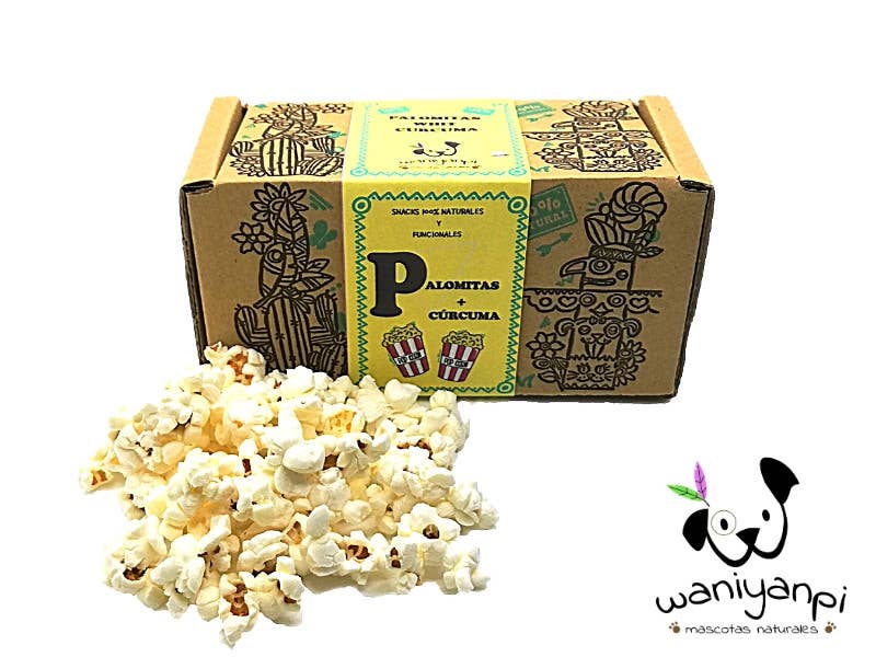 Popcorn met Kurkuma
