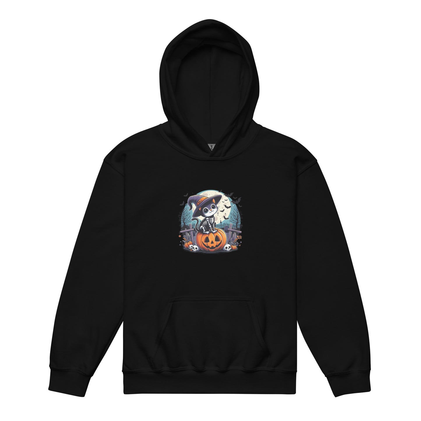 Hoodie Youth - Halloween Cat