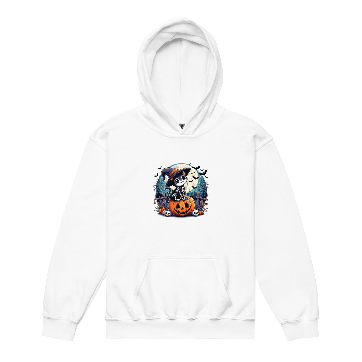 Hoodie Youth - Halloween Cat