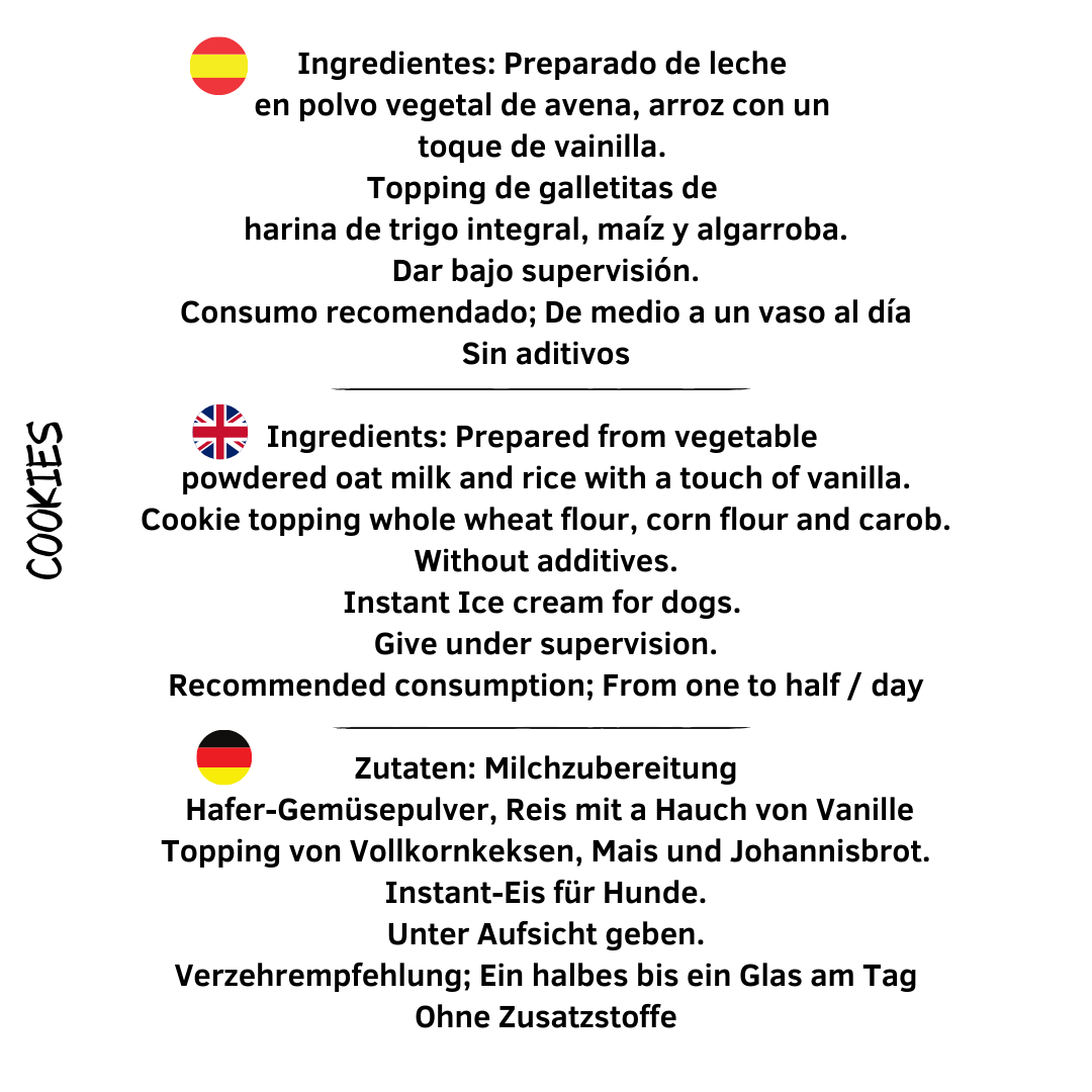 Waniyanpi Hondenijs - Cookies
