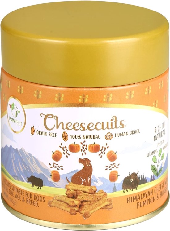 Kaas Biscuits - Pompoen & Lijnzaad
