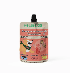 Meaty Licks Pindakaas – Smokey Bacon