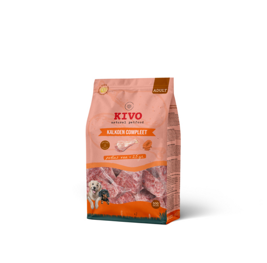 Kivo - Kalkoen Compleet Porties