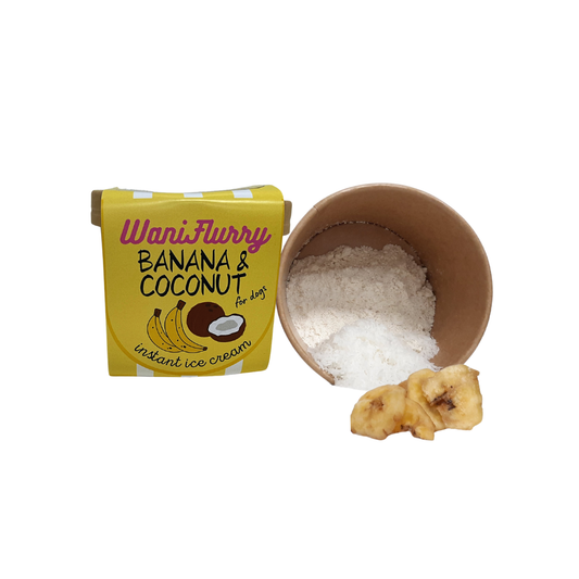 Waniyanpi Hondenijs - Banaan & Kokos