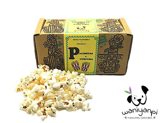 Popcorn met Kurkuma