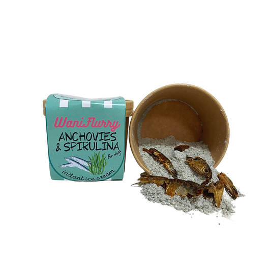 Waniyanpi Hondenijs - Ansjovis- & Spirulina