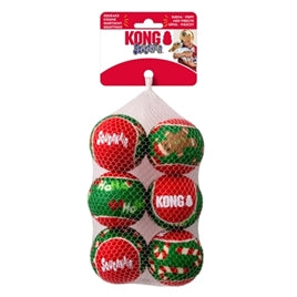 KONG Holiday Squeakair Bal 6st
