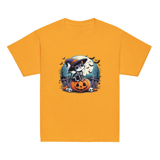 T-shirt Youth - Halloween Cat