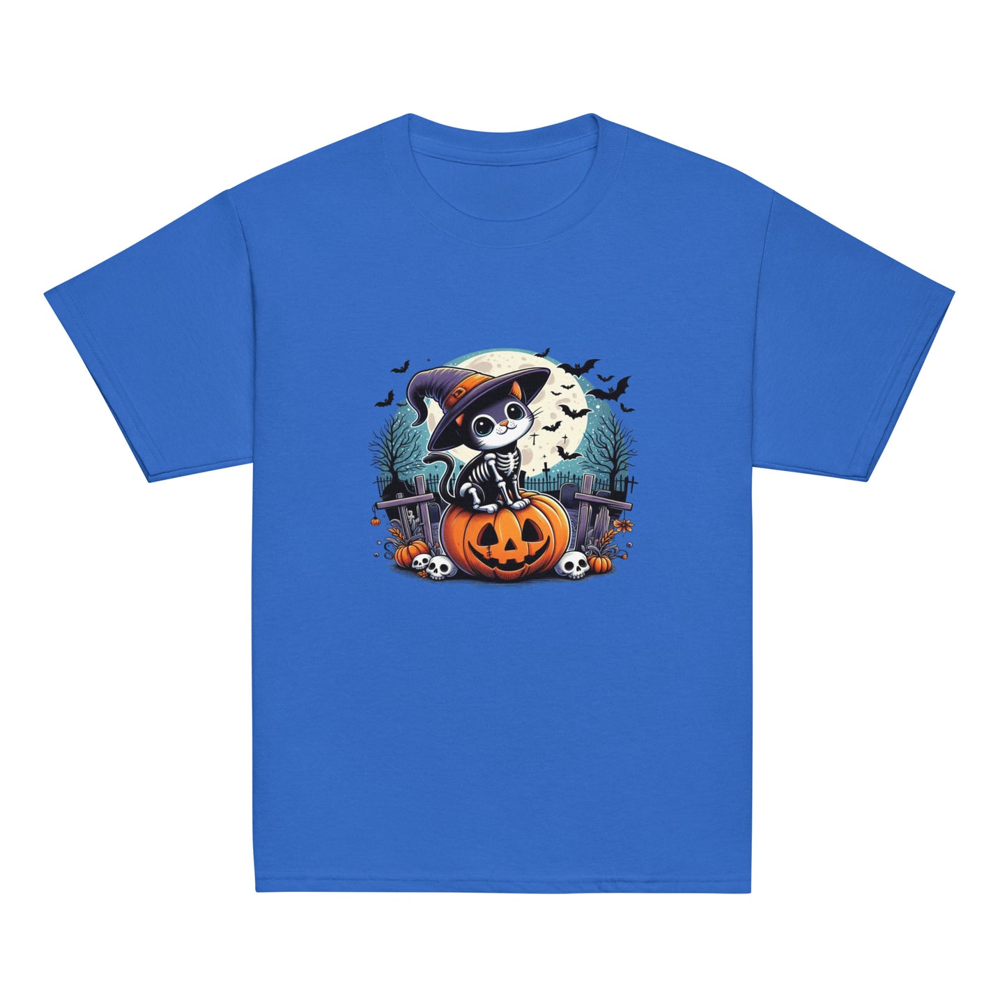 T-shirt Youth - Halloween Cat